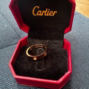 Faux Cartier LOVE Ring – Classic Yellow Gold Style